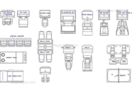 Game equipment 1 - DWG, CAD Block, drawing