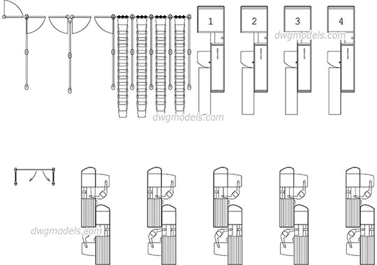 Checkout counter 1 - DWG, CAD Block, drawing