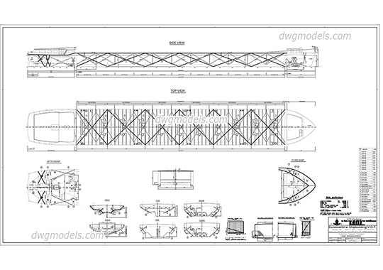 Chemical Tanker HANNA dwg, cad file download free