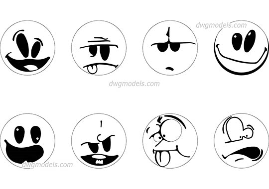 Smiles dwg, cad file download free