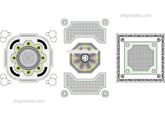 Parterre dwg, cad file download free