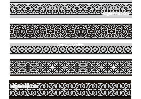Byzantine Pattern dwg, cad file download free