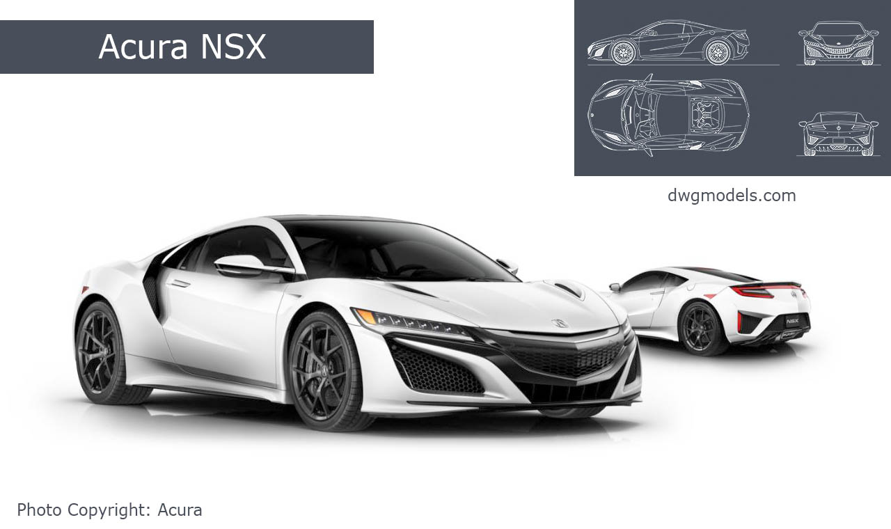 For 3D modeling - Acura NSX