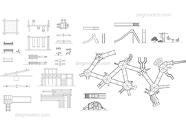 Playground 2 - DWG, CAD Block, drawing