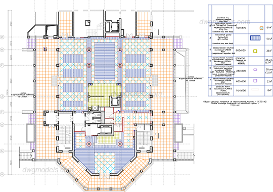 Hotel 2 Floor Plan L1 Free Cad Blocks