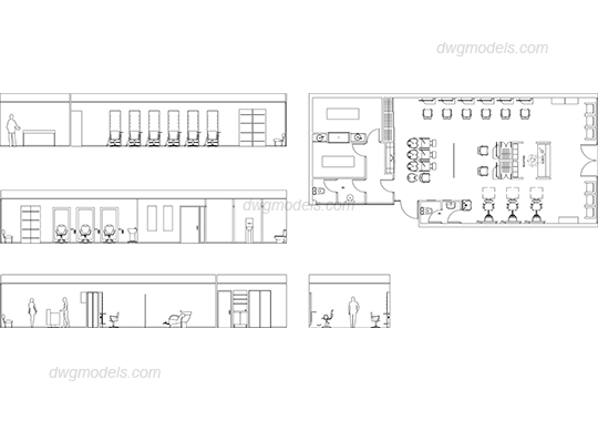 Cachamay Salon Games DWG Section for AutoCAD • Designs CAD