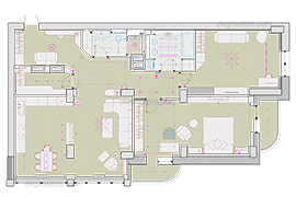 Apartment 1 free dwg model