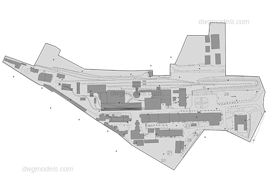 Coal mine DWG, free CAD Blocks download