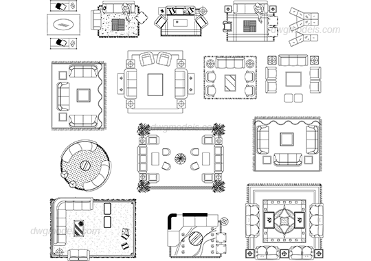 23+ Living Room CAD Blocks