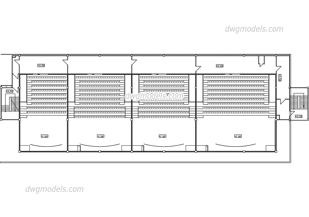 Cinema 1 Dwg Free Cad Blocks Download