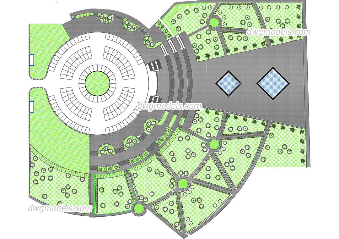 Landscaping 2 DWG, free CAD Blocks download