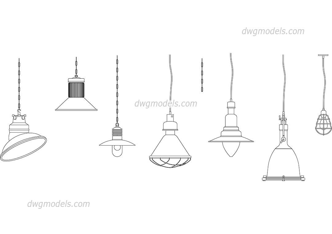 Lighting Dwg Models Cad Blocks Free Download