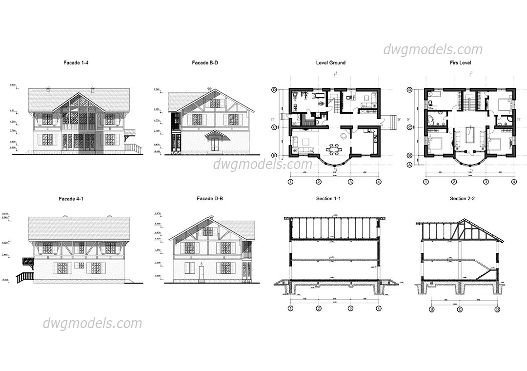  House  Plans Cad Drawings 18 Photo Gallery House  Plans