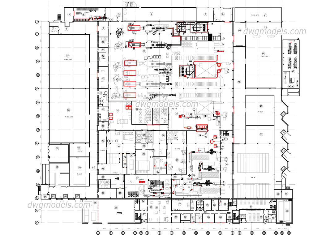 Processing Plant Layout Factory Layout Layout Building Layout ...