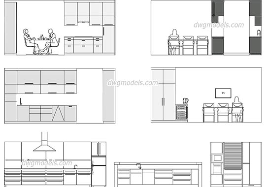 Kitchen Free Cad Blocks