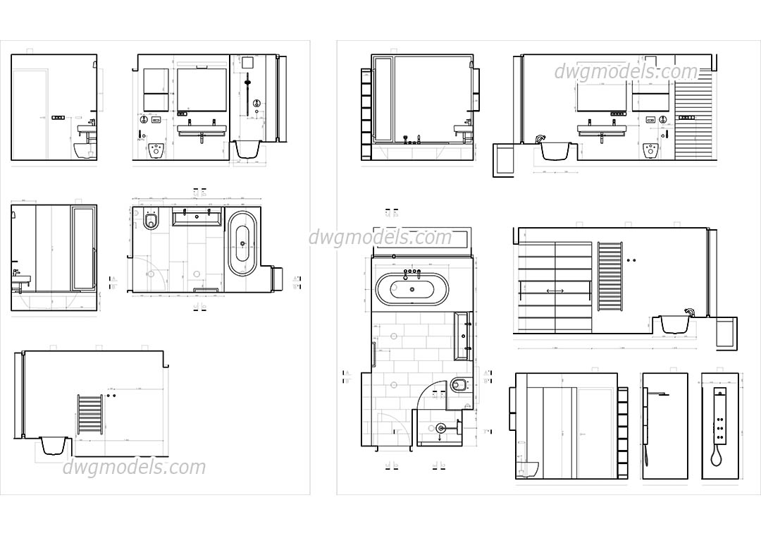 Bathroom Design Cad Blocks