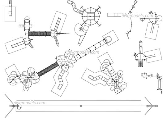 Playground Complex free dwg model